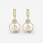 Boucles d'oreilles Zerra Luxe avec Perles Cultivées