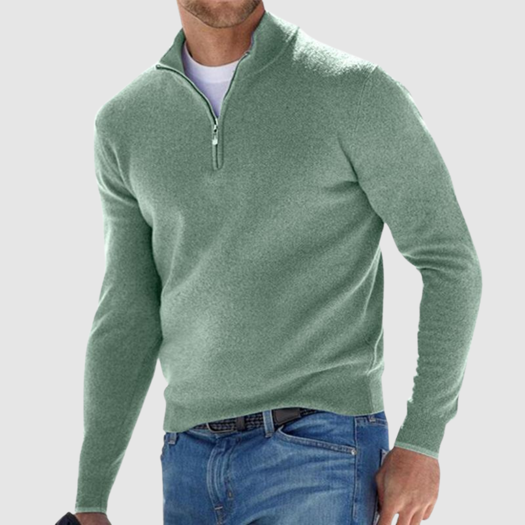 Harris | Effortless comfort zip sweater