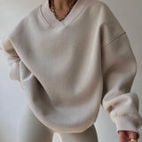 Liliane | Pull ample et léger à col V