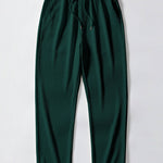 Ensemble — chemise côtelée bicolore à col officier coupe ajustée & pantalon côtelé