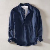 MINIMALIST LINEN SHIRT FOR MEN