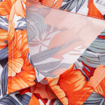 Ensemble — chemise à imprimé fleurs tropicales & short de bain à cordon