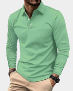 Adrian | Modern long-sleeved polo shirt