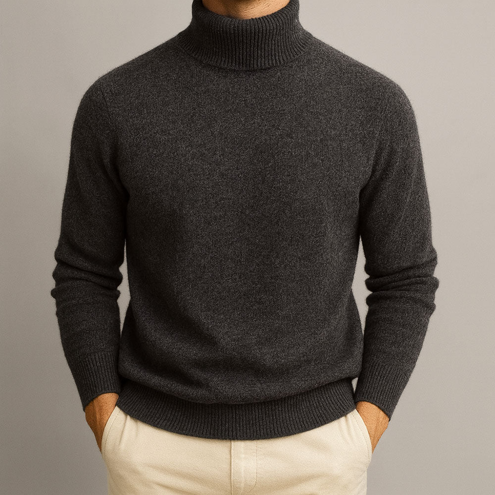 HIGH COLLAR SWEATER FOR MEN