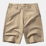 Ensemble — polo en maille jacquard à vagues et col V & short chino en coton