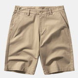 Ensemble — polo en maille jacquard à vagues et col V & short chino en coton