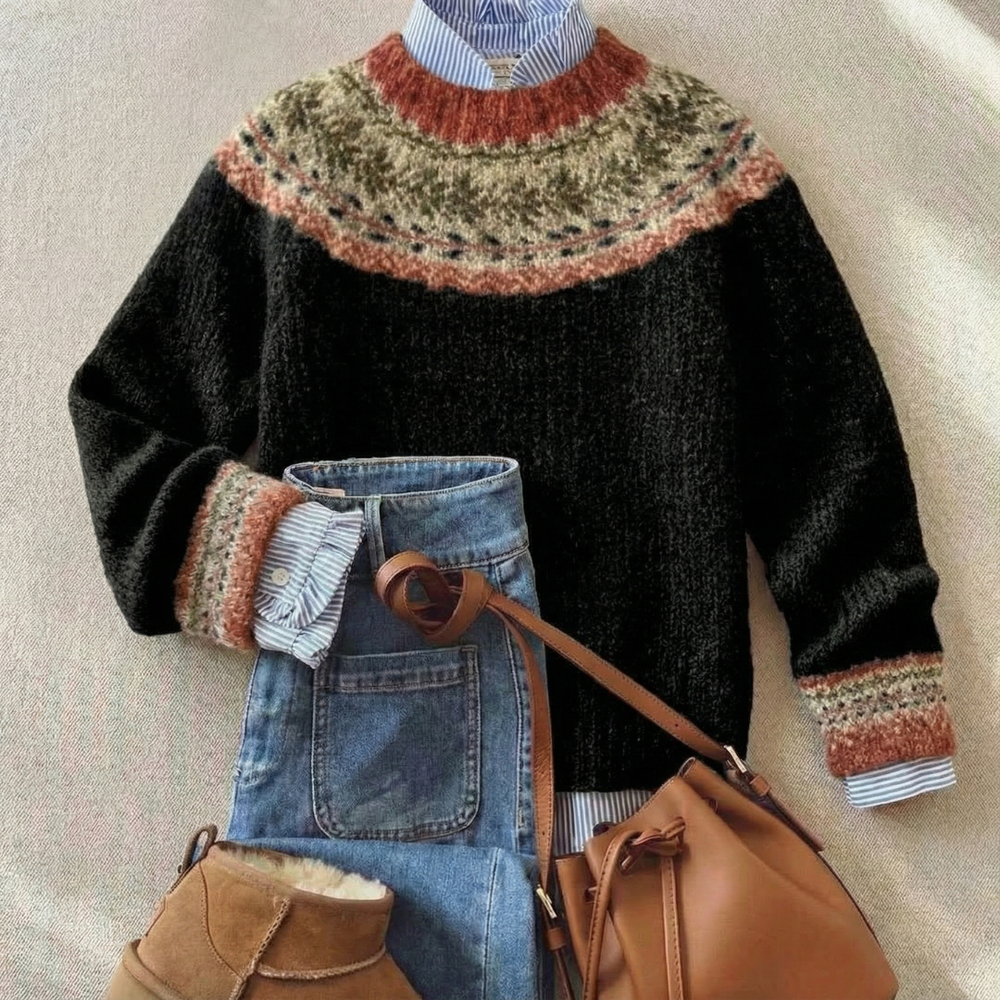 Le pull que l'on prend en premier.
