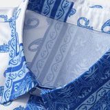Ensemble Capucine — chemise à bordure paisley & short de bain