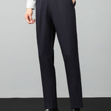 Ensemble — polo en maille texturée contrastante & pantalon fuselé coupe slim