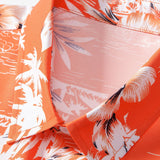 Ensemble — chemise à imprimé flore tropicale et palmiers & short de bain