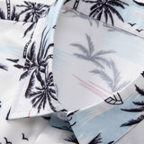 Ensemble — chemise à imprimé palmiers et voiliers & short de bain mi-long à cordon