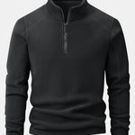 Ensemble — sweat polaire à col zippé & pantalon polaire à jambe droite