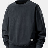 Ensemble — sweat en velours côtelé extensible 2 en 1 à col rond & pantalon en velours côtelé