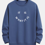 Ensemble — sweat à col rond à slogan « It Is What It Is » & pantalon de jogging