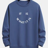 Ensemble — sweat à col rond à slogan « It Is What It Is » & pantalon de jogging