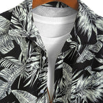 Ensemble Améline — chemise à imprimé plantes tropicales & short de bain à cordon