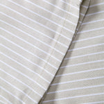 Ensemble Améline — chemise en lin et viscose & pantalon en lin rayé à jambe droite