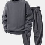 Ensemble Améline — sweat basique à col rond & pantalon de jogging