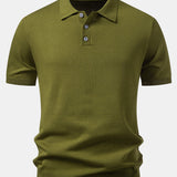 Ensemble — polo basique en maille & short en maille