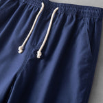 Ensemble Améline — chemise en lin rayé & pantalon en lin à jambe droite
