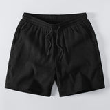 Ensemble — chemise en seersucker texturé à manches courtes & short à cordon