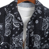 Ensemble — chemise à imprimé paisley & short de bain à cordon