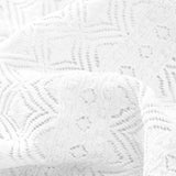 Ensemble — chemise cubaine jacquard géométrique & pantalon en lin à jambe droite
