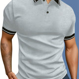 SOLID KNIT SHIRT FOR MEN
