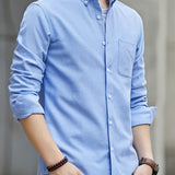 LAPEL BUTTON SHIRT FOR MEN