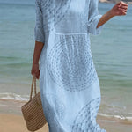Clémence - Robe décontractée pour femme avec broderies.