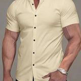 SOLID COLOR SHIRT FOR MEN