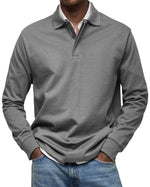 LUXURY LONG-SLEEVED POLO