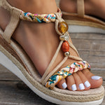 Liliane | Sandales orthopédiques femme tressées