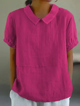 Lisette | Chemise sobre à col
