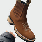 Bottes de cowboy en cuir