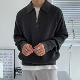 TEXTURED ZIP SWEATER FOR MEN