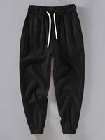 LINEN LOOSE POCKET TROUSERS FOR MEN