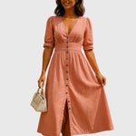 Jacqueline — Robe en Jean Élégante
