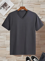 CASUAL V-NECK T-SHIRT FOR MEN