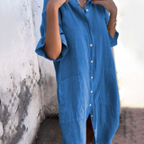 Pierrette | Robe-chemise ample et fluide