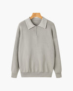 TEXTURED ZIP SWEATER FOR MEN