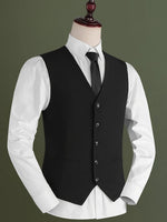 SLEEVELESS BUTTON SHIRT FOR MEN