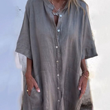 Pierrette | Robe-chemise ample et fluide