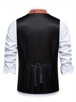 FORMAL TWEED VEST FOR MEN