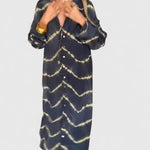 Manon — Robe Maxi Rayée Boho Élégante