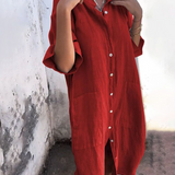 Pierrette | Robe-chemise ample et fluide