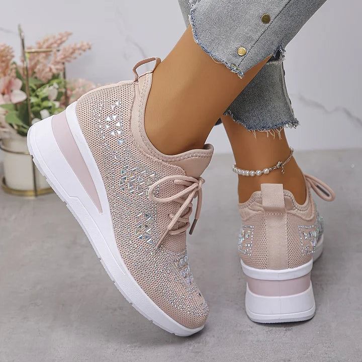Bonnie™ Orthopedic Sneakers Rose clair, photo studio