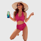Pascale — Ensemble de Bikini Élégant Taille Haute