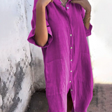 Pierrette | Robe-chemise ample et fluide