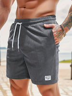 SKINNY DRAWSTRING SHORTS FOR MEN